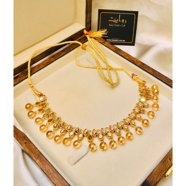 Kundan Choker-01 (Golden)