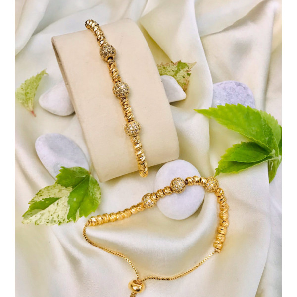 Adjustable Bracelet-206 (Golden)