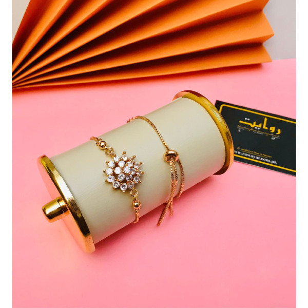 Adjustable Bracelet-192 (Golden)