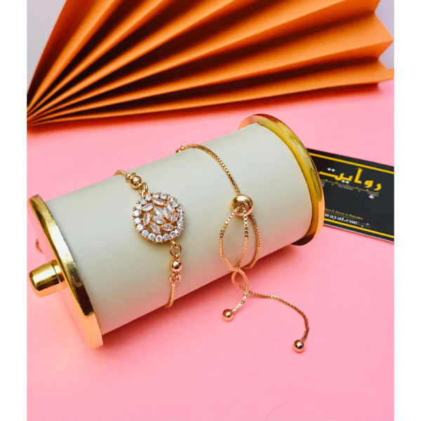 Adjustable Bracelet-189 (Golden)