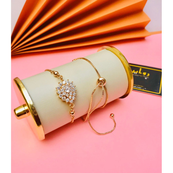 Adjustable Bracelet-188 (Golden)