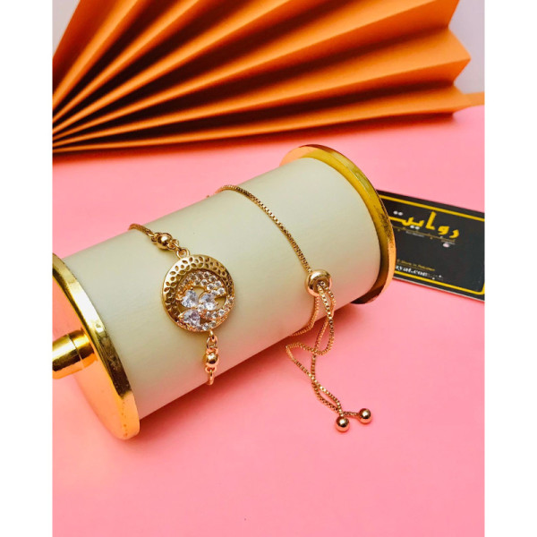 Adjustable Bracelet-186 (Golden)