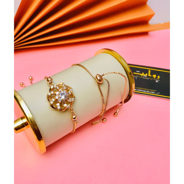 Adjustable Bracelet-185 (Golden)