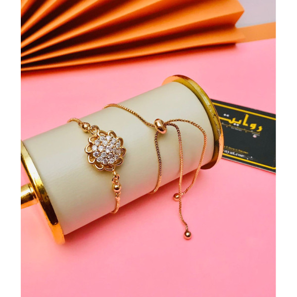 Adjustable Bracelet-182 (Golden)