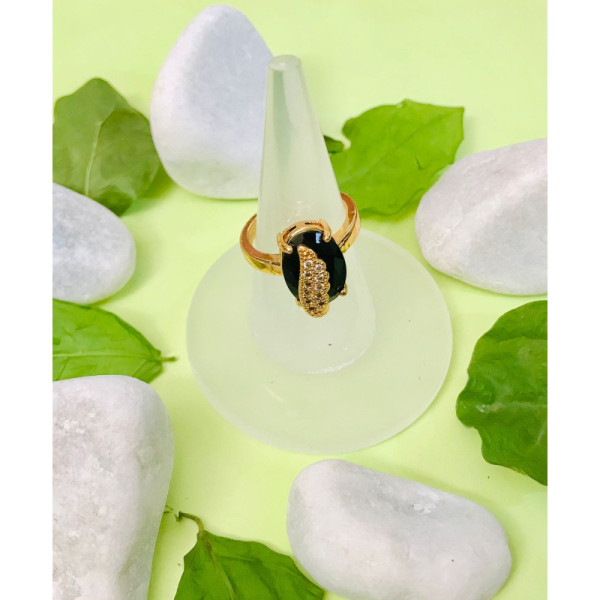 Zircon Ring-04 (Black)