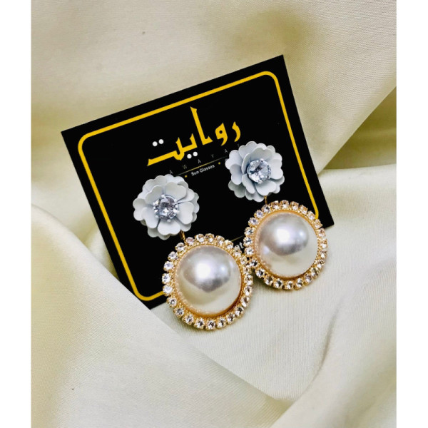 Fancy Earring-73 (Grey)