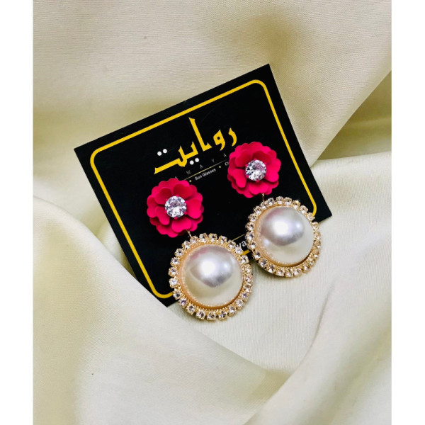 Fancy Earring-73 (Pink)