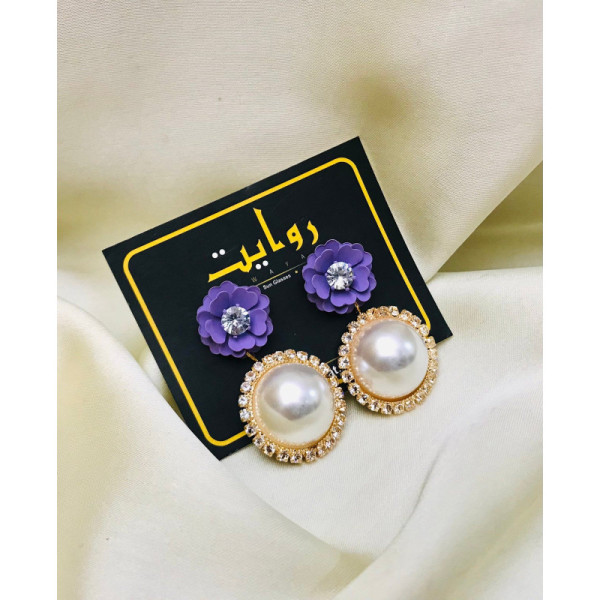 Fancy Earring-73 (Purple)