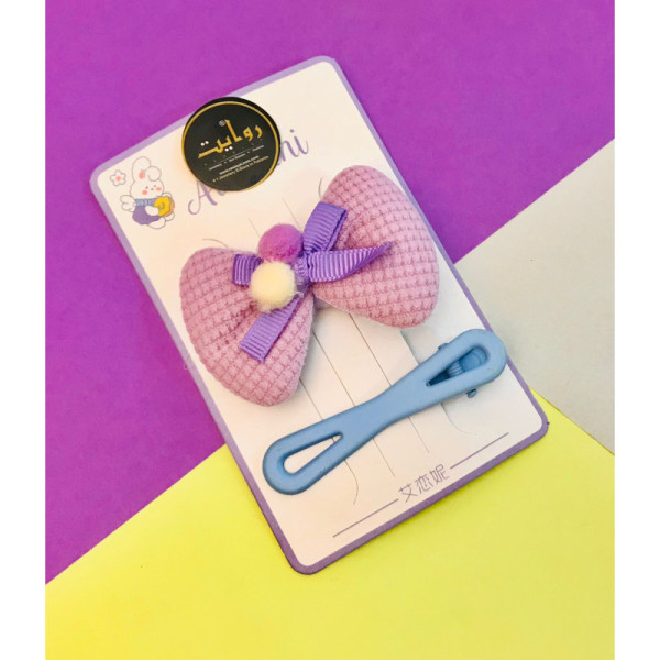 Hair Pin-174 (Pack of 2) (Purple)