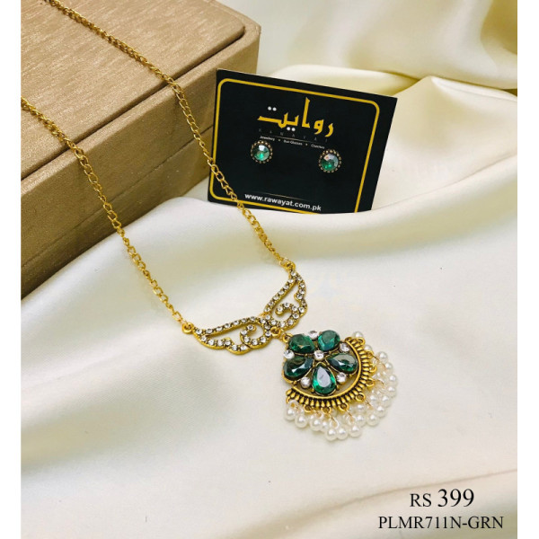 Antique Necklace-10 (Green)