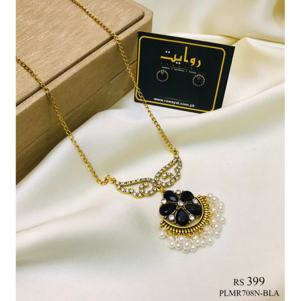 Antique Necklace-10 (Black)