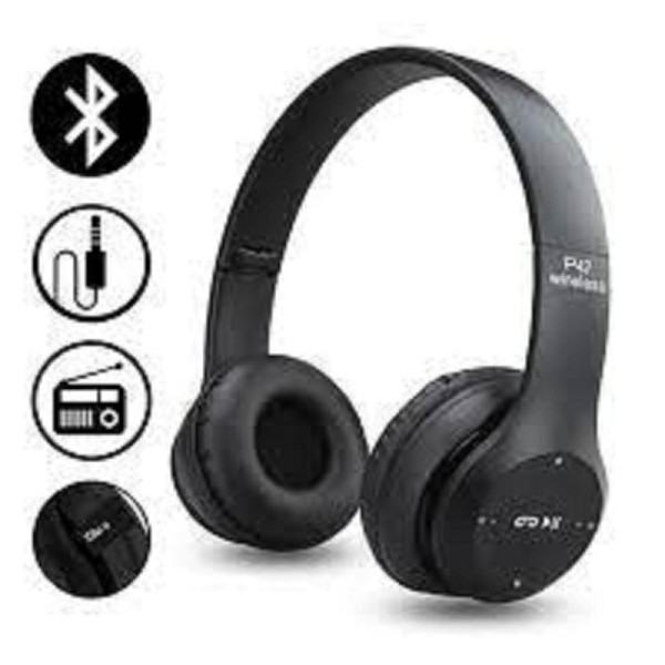 Wireless Headphones, P47 Bluetooth Foldable Headset