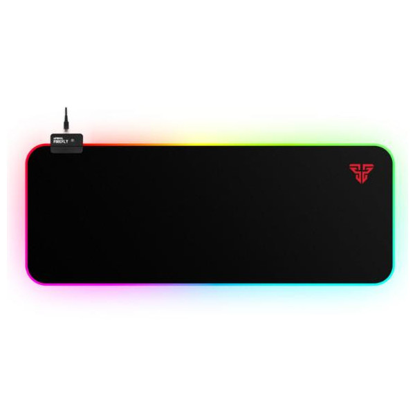 Fantech MPR800s Firefly Soft Cloth RGB Mouse Pad-Black