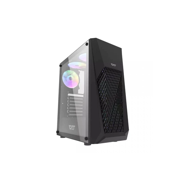 DarkFlash Aigo Rainbow-1 Black RGB Gaming Casing