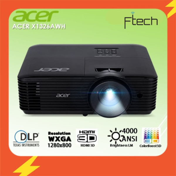 Acer X1326AWH DLP Projector 4,000 Lumens