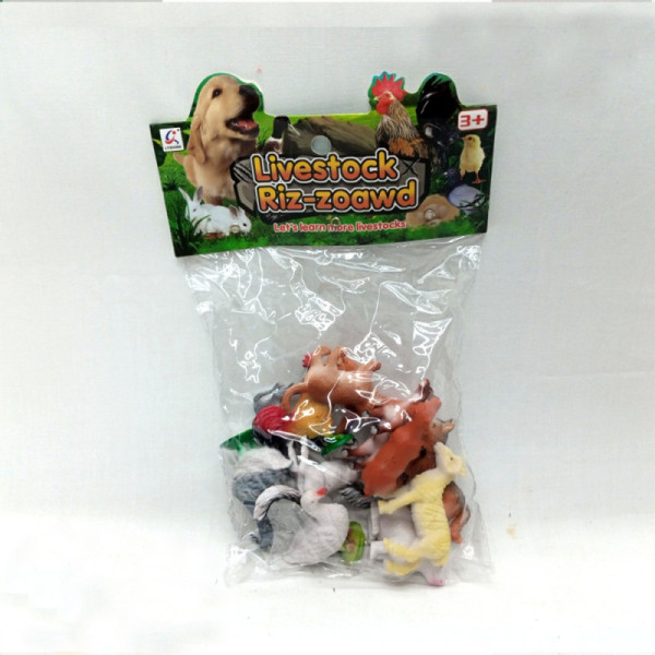 Set Of Figures Toy Pets Farm Animal