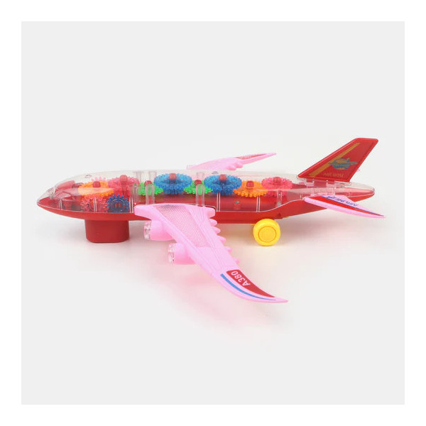 GEAR PLANE WITH LIGHT & MUSIC TOY