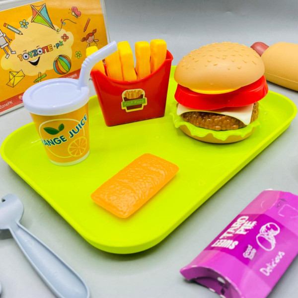 Pretend Fast Food Play Set