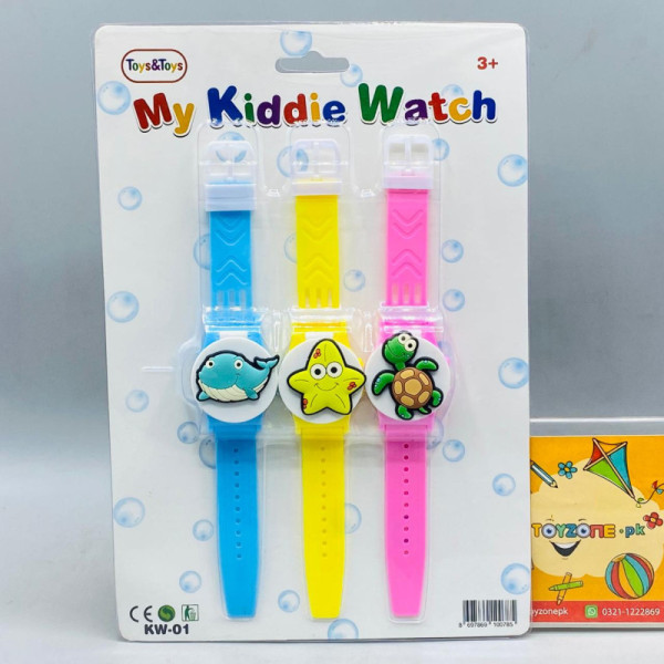 3D Cartoon Wrist Watch (3Pcs)