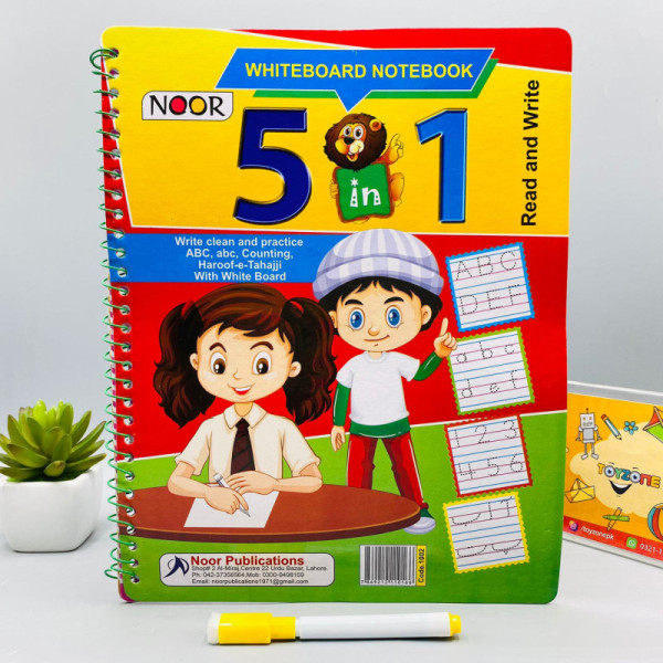 Write N Wipe Book - 5 in 1