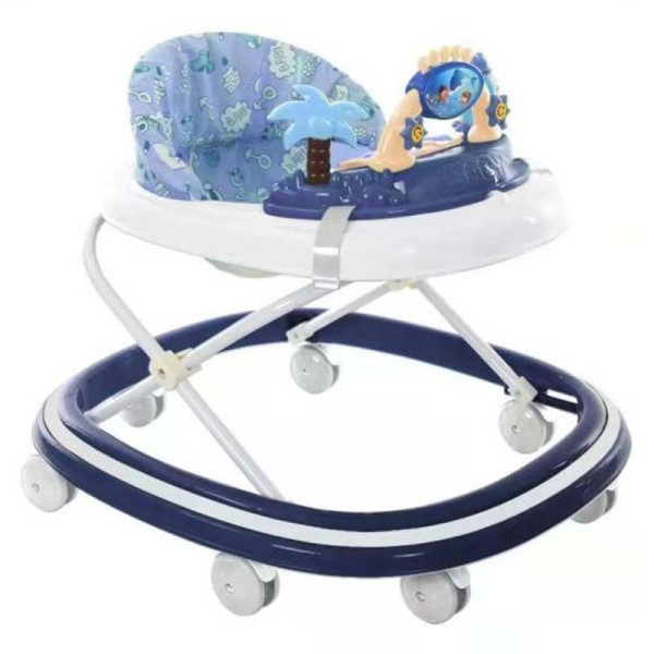 Round baby walker with rattles