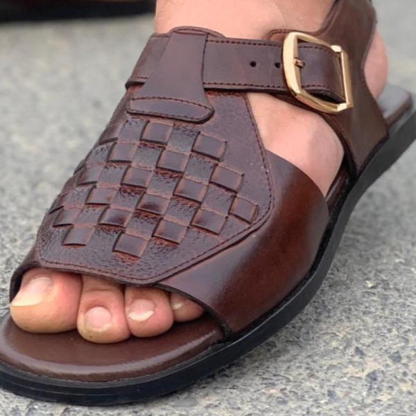 Leather Sandals PF-102-T-TAN