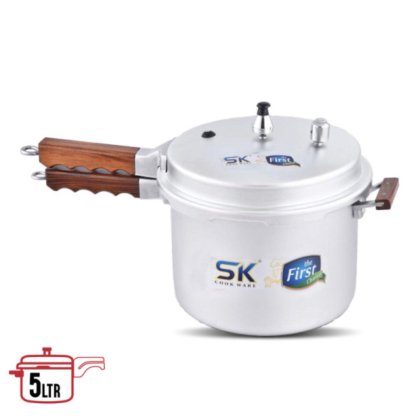 Rose Wood Pressure Cooker with Easy Grip Handles