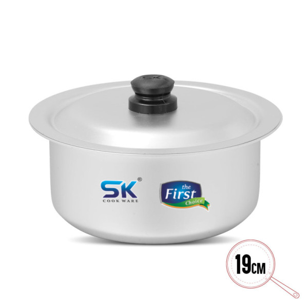 Premium Quality Anodize Round Casserole (Daigchi) with Lid