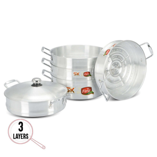 3 Layers Grace Casserole Steamer Set - 30 cm