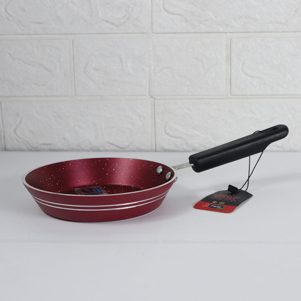 Mini Maroon One Egg Non Stick Marble Coated Frying Pan