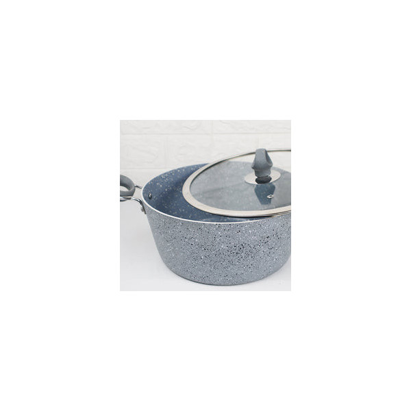 Non Stick Marble Coated Signature Casserole (Daigchi/Baigona) - Grey