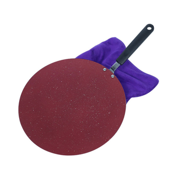 Marble Coated Tawa/Griddle - Maroon