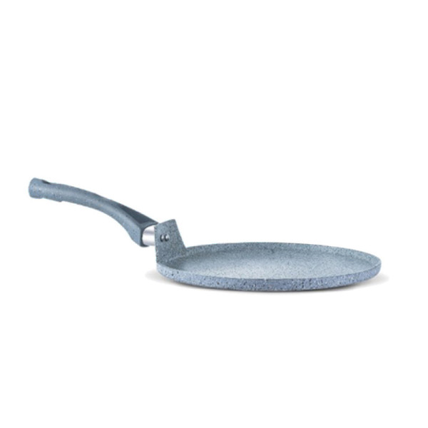 26cm Non Stick Marble Coated Signature Chapati Pan - Grey