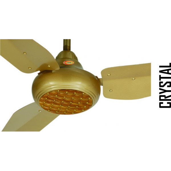 Yashica Ceiling Fan 56- Cooper Wire Golden (Crystal)