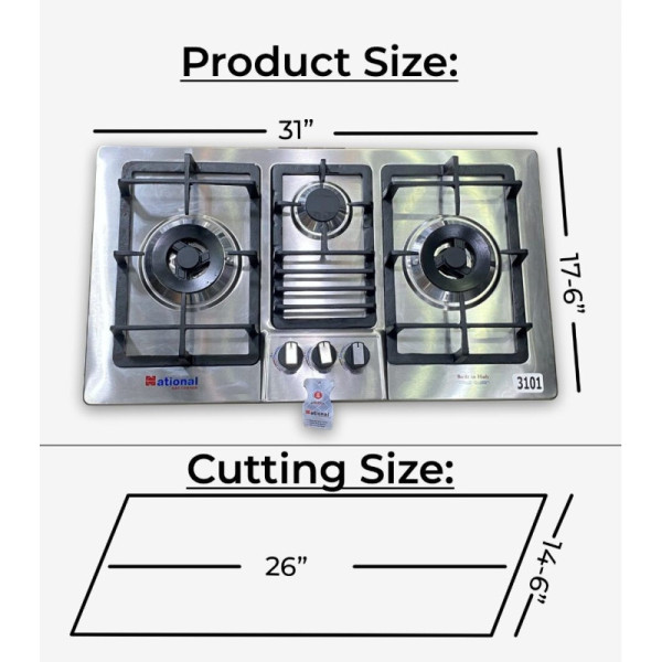 National Built in Gas Hub 3101 NG