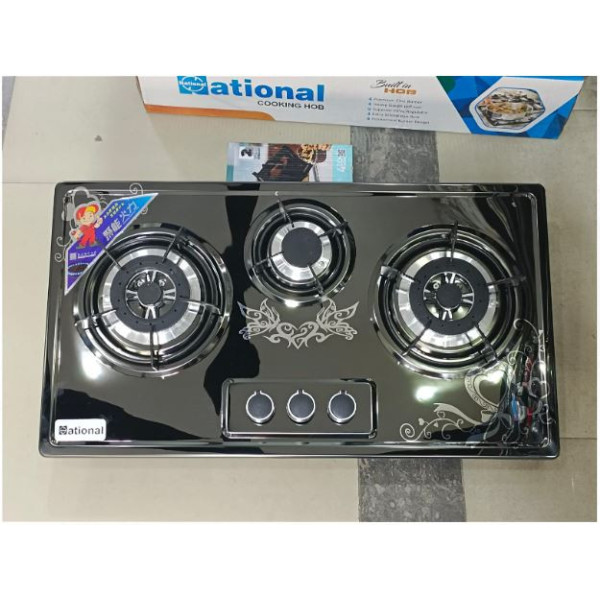 Steel 3 Burner Gas Hob