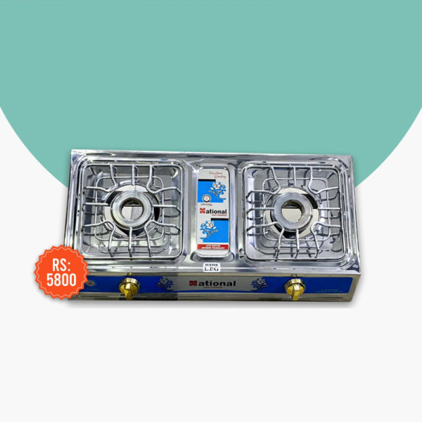 National Gas Stove 2 Burner Model 1020 Slim