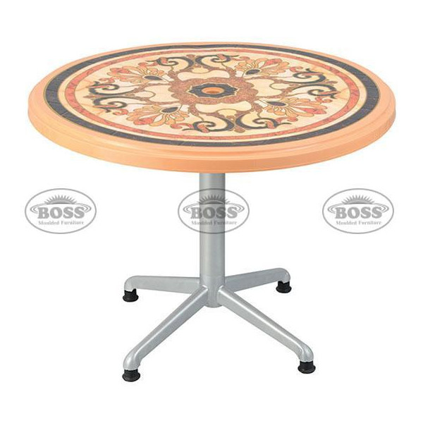 Boss BP-290-S Steel Plastic Round Table 39″ With Sticker