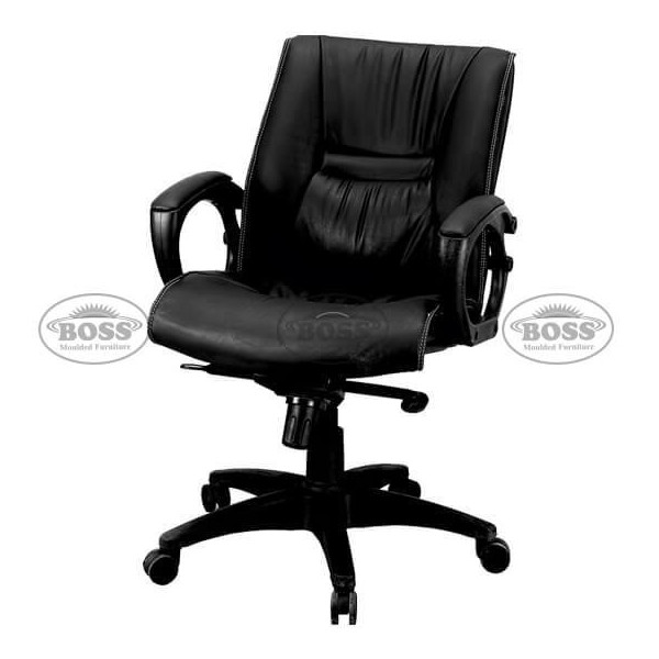 Boss B-518 Senator Low Back Double Ply Revolving Chair