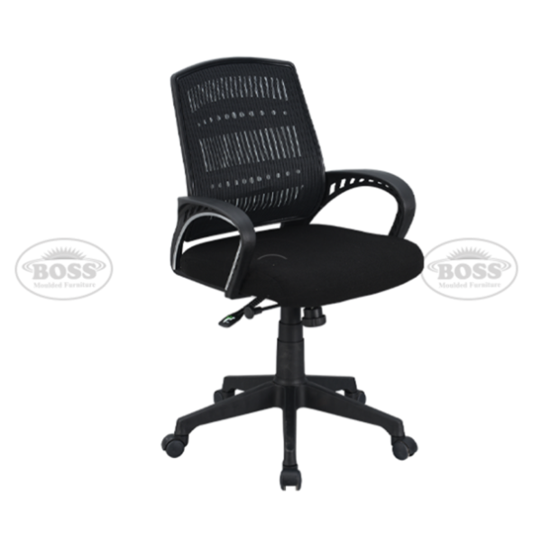 Boss Office Chair B-514 Black Relax Back Revolving Chair