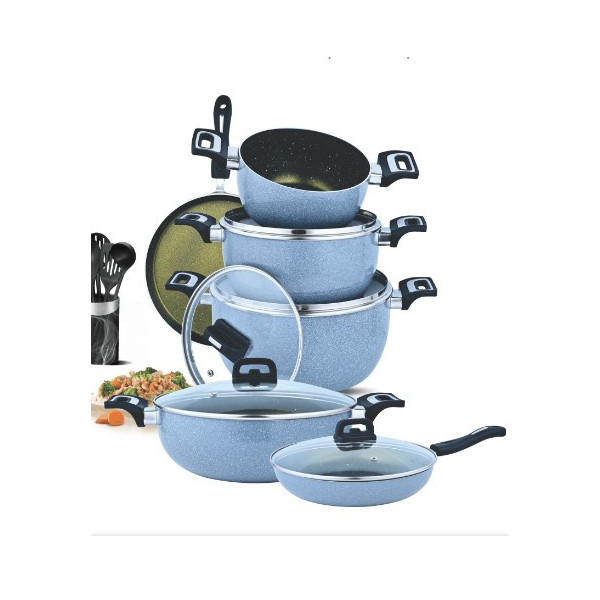 D-166 Nonstick Galaxy Gift Set 17-Pcs