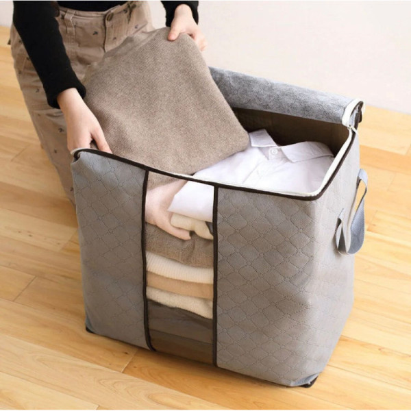 Storage Bag Clothes Storage Box Bins Foldable Closet Organiser Storage 