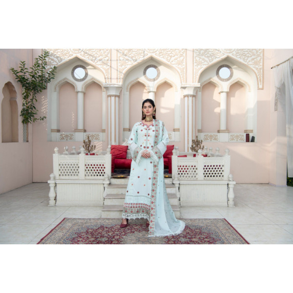 3 Piece Embroidery Lawn Suit