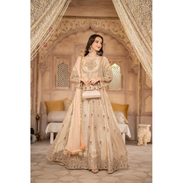 3 Piece Luxury Hand Made Embroidery Suit | Zeenat-E-Husan Collection