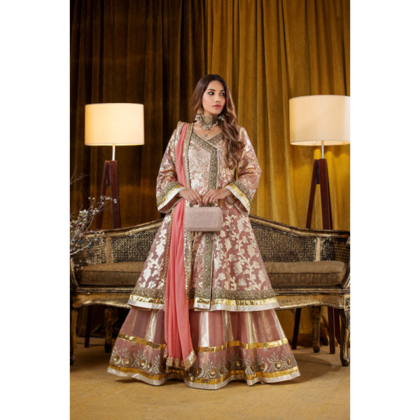 3 Piece Luxury Embroidered Suit | Zeenat-E-Zar Collection