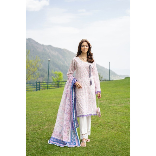 3 Piece Printed Lawn Suit | Traditional Collection