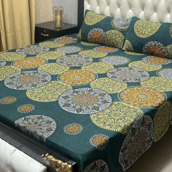 Cotton 3pc bed sheet