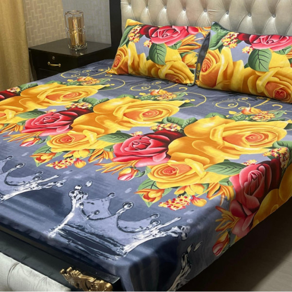 Cotton 3pc bed sheet