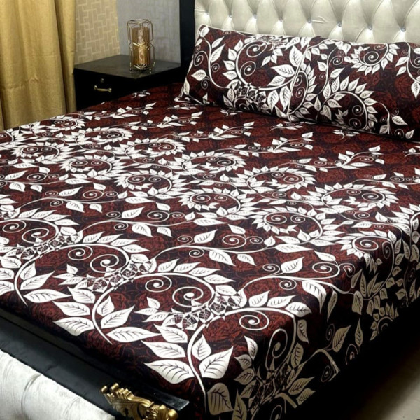 Cotton 3pc bed sheet