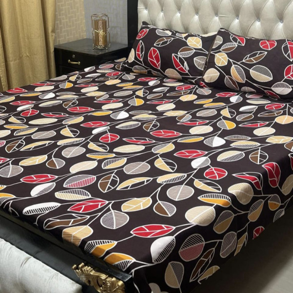 Cotton 3pc bed sheet